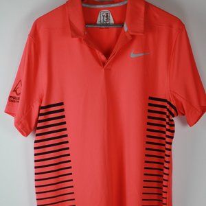 Nike Dri-Fit Orange Golf Polo